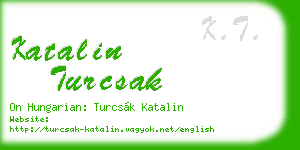 katalin turcsak business card