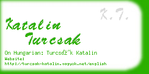 katalin turcsak business card